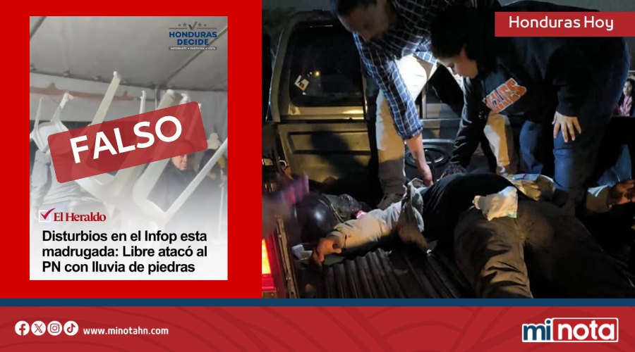 Medios oligárquicos ocultan violencia del Partido Nacional contra militancia de LIBRE en INFOP