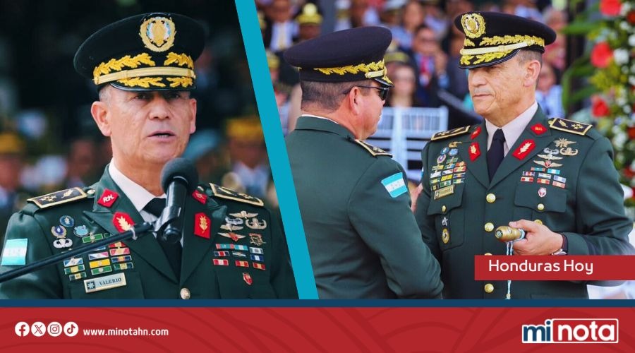 Héctor Valerio Ardón asume el mando de las FF. AA. con promesa de «respaldo total» a la voluntad soberana