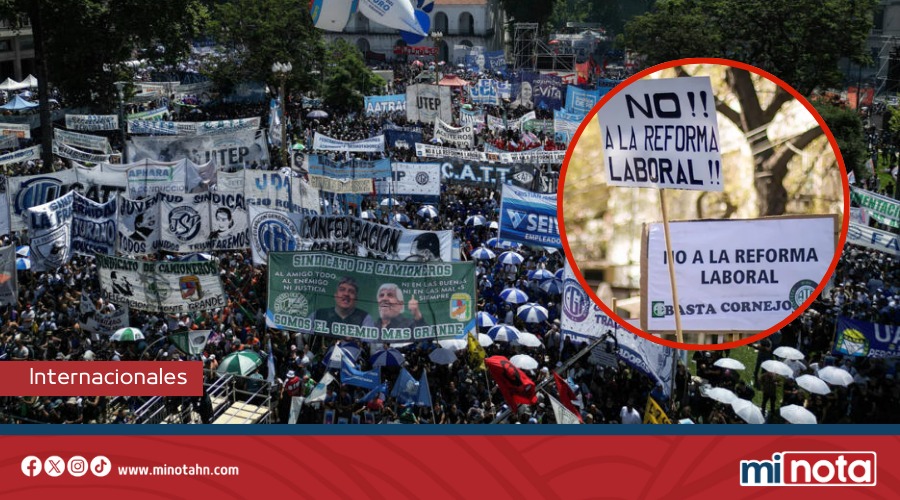 CENTRALES OBRERAS RECHAZAN REFORMA LABORAL DE MILEI POR ATENTAR CONTRA DERECHOS DE LOS TRABAJADORES