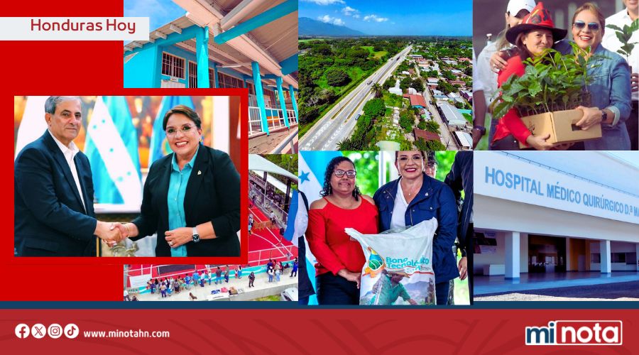 PRESIDENTE DE LA CCIC KARIM QUBAIN AGRADECE A XIOMARA CASTRO POR SUS OBRAS Y APOYO AL PUEBLO HONDUREÑO