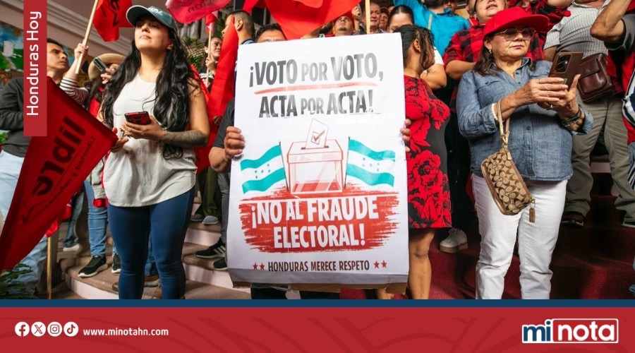 Ni miedo ni resignación: ante el golpe electoral, el pueblo hondureño exige nulidad