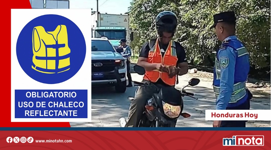 DNVT EXIGE EL USO OBLIGATORIO DEL CHALECO REFLECTIVO
