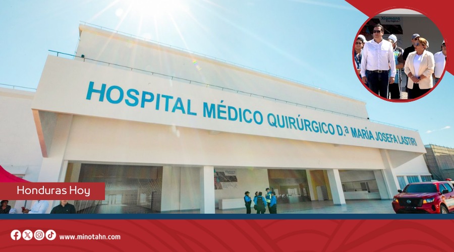 PRESIDENTA XIOMARA CASTRO SUPERVISA AVANCES DEL HOSPITAL MARÍA JOSEFA LASTIRI EN CHOLUTECA