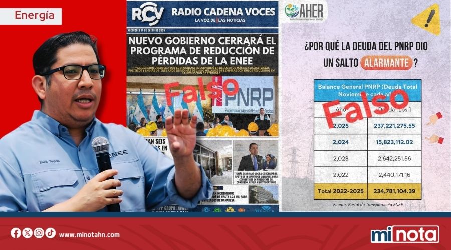 ERICK TEJADA DENUNCIA CAMPAÑA PARA DESPRESTIGIAR Y DESMANTELAR LA ENEE