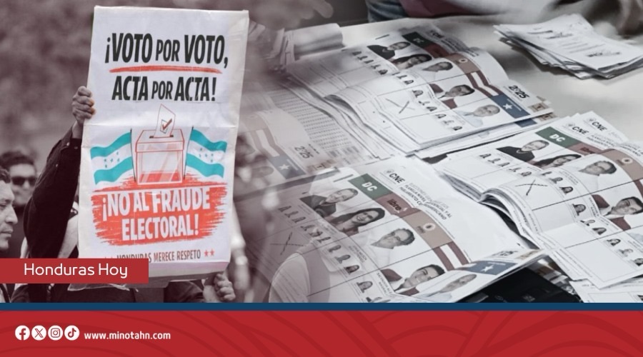 Pueblo hondureño es testigo del fraude y la manipulación electoral
