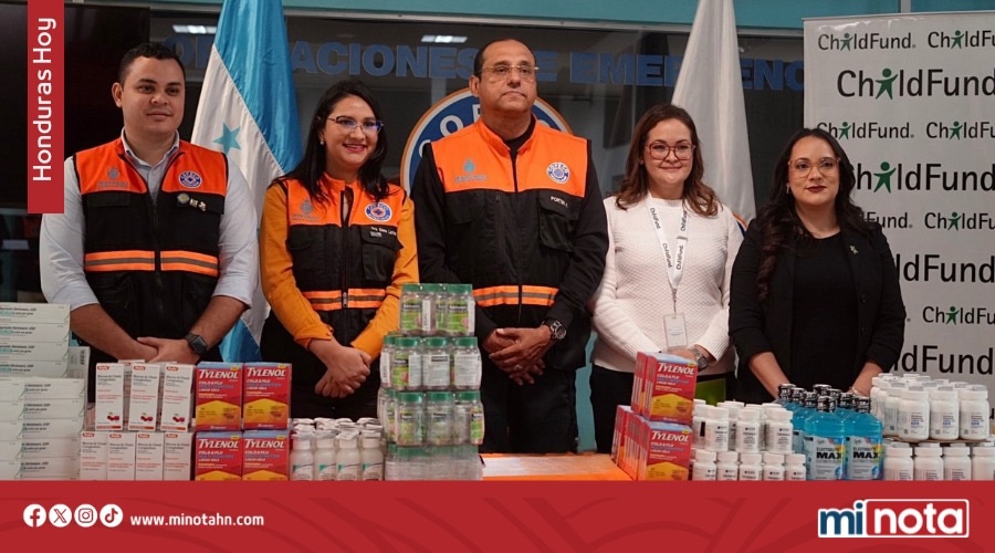 COPECO RECIBE DONATIVO DE MEDICAMENTOS POR MÁS DE  L 2.8 MILLONES  PARA FORTALECER LA SALUD PÚBLICA